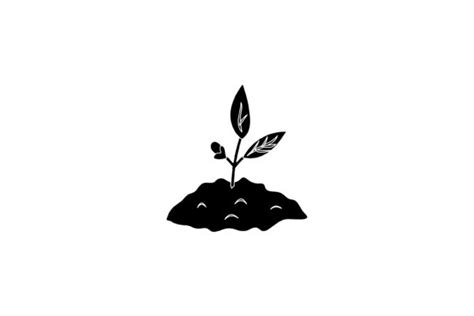 Spring Flower Seed Solid Icon Graphic By Goodmantisid Creative Fabrica