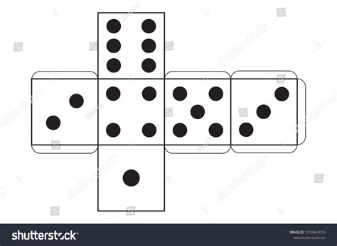 9825 Dice Template 图片、库存照片和矢量图 Shutterstock