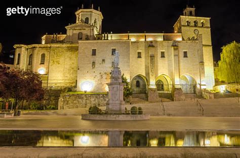 Night View Of The Gothic Cathedral Of The Assumption Of Our Lady In