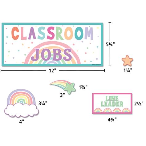 Pastel Pop Classroom Jobs Mini Bulletin Board Tcr8416 Teacher