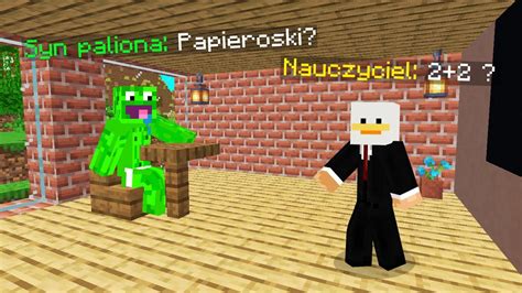 MÓj Pierwszy DzieŃ W Szkole W Minecraft Youtube