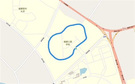 Fujian Jiangxia College Walking And Running Trail Minhou County