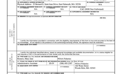 Learn How To Fill The Dd Form 1172 Application For Identification Card