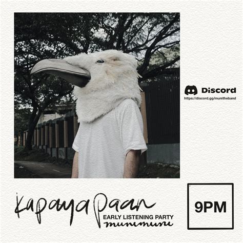 Munimuni On Twitter Kapayapaan Early Listening Party 9pm Munimuni