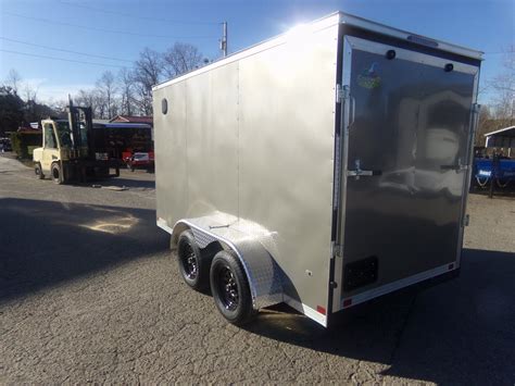 New Covered Wagon Trailers X Ta Pewter Cargo Enclosed Trailer