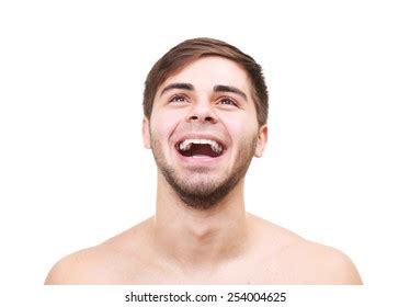 Portrait Happy Handsome Naked Man Looking Stock Photo Shutterstock