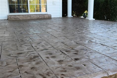 Stamped Concrete Driveway - Overlay - Traditional - Patio - St Louis ...