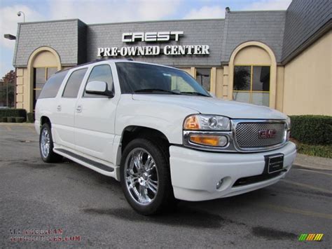 2003 Gmc Yukon Xl Denali Awd In Summit White Photo 6 175178 All American Automobiles Buy