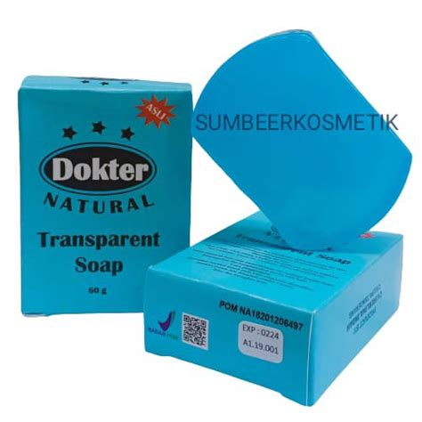 Jual Sabun DR Biru Dokter Natural Soap Transfaran 60 Gr B Pom Shopee