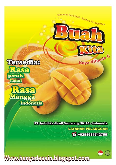 Hanya Desain Desain Produk Minuman Buah