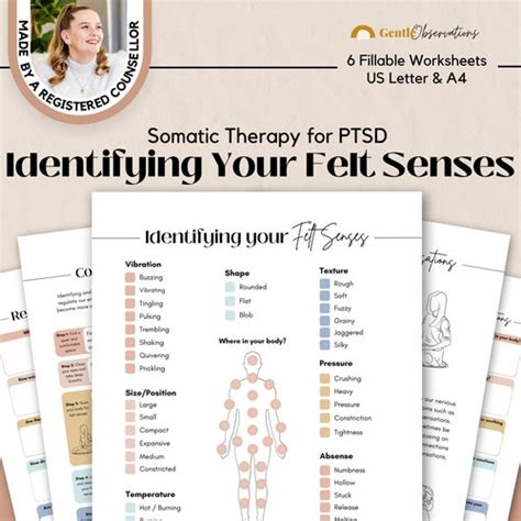 Identifying Your Felt Senses Somatic Exercise For Ptsd Sensory Etsy