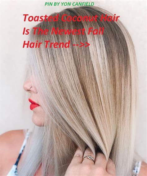 Toasted Coconut Hair Is The Newest Fall Hair Trend Coconut Hair Fall