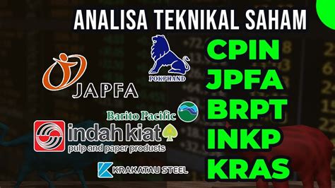 Analisa Teknikal Saham Hari Ini Review Saham CPIN JPFA BRPT INKP KRAS