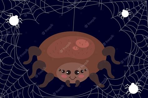 Premium Vector Spider Web Cobweb Spiderweb Banner Poster Frame Background Concept Cartoon