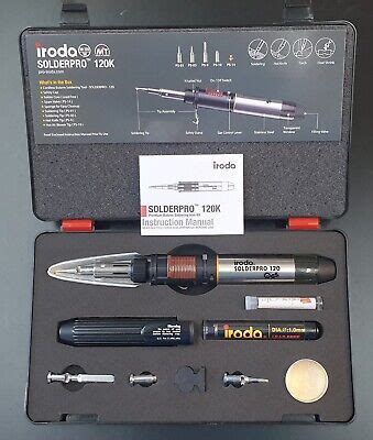 Pro Iroda Solderpro K Gas Soldering Iron Kit W W Refillable