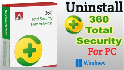 Uninstall 360 Total Security How To Remove 360 Total Security YouTube