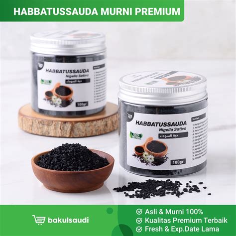 Jual Habbatusauda Murni Premium Original 100 Serbuk Kapsul Biji