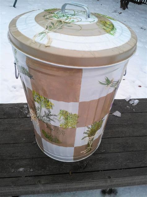 This Item Is Unavailable Etsy Painted Trash Cans Painting