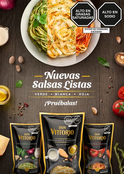 Don Vittorio Ampl A Su Portafolio De Salsas Completas Con Nueva