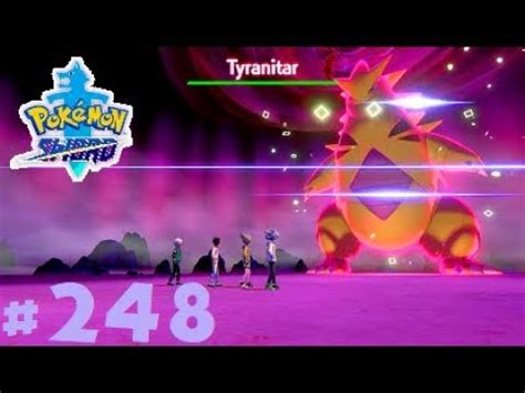 Pokemon Sword Shiny Dynamax Tyranitar Raid Catch YouTube