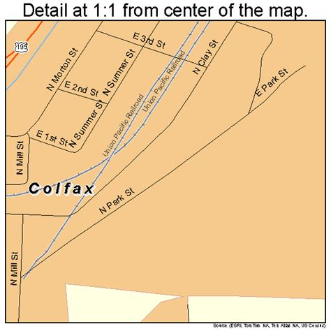 Colfax Washington Street Map 5313785