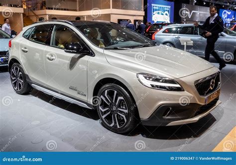 Volvo V40 Cross Country Car Showcased At The Brussels Expo Autosalon