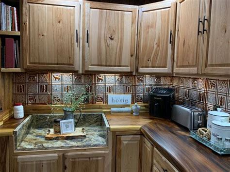 Faux Copper Backsplash Tiles For Kitchen Juameno