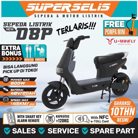 Jual Sepeda Listrik Uwinfly D P Dragonfly Pro Electric Bike Selis