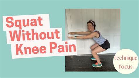 How To Squat Without Knee Pain YouTube