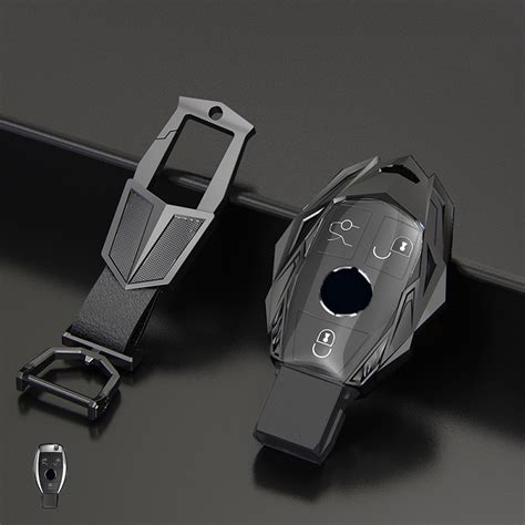 Zinc Alloy Car Key Case Cover Keychain For Mercedes Benz AMG A B C E S