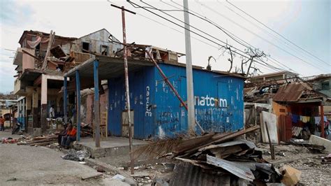 In Pictures Hurricane Matthew Causes Destruction In Haiti Bbc News