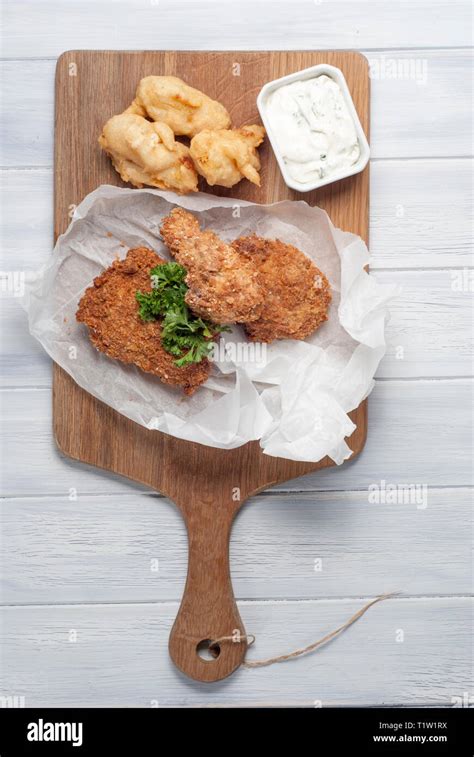 Maryland Chicken Recipe Stock Photo Alamy