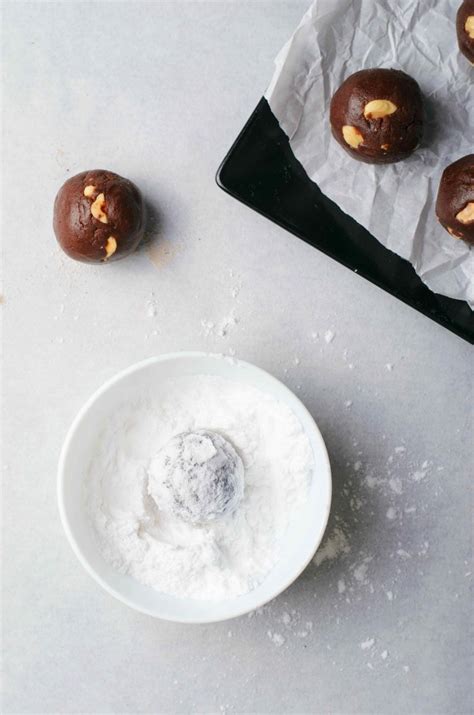 Chocolate Hazelnut Crinkle Cookies Food Cooking To A T