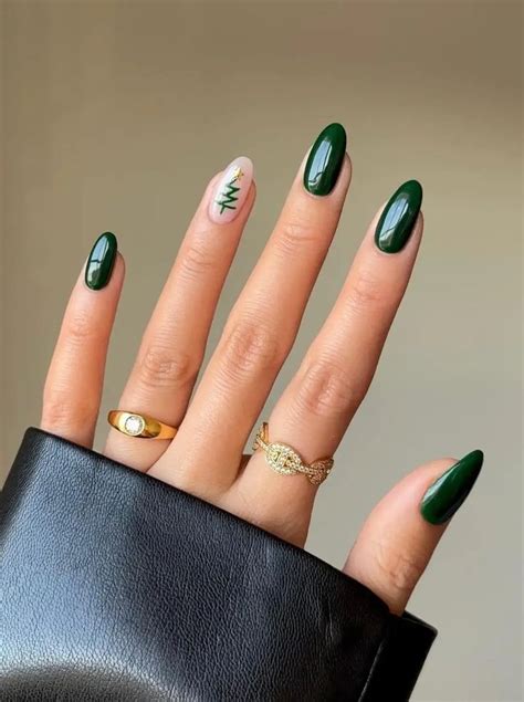 Green Nail Designs Holiday Nail Designs Almond Nails Designs Fun