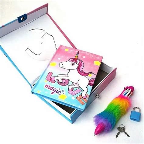 Glue Bound Paper Cover Unicorn Diary Set Size A4 At ₹ 68piece In New