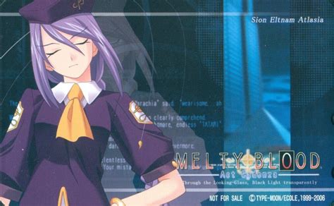 Ecole Software Melty Blood Act Cadenza Sion Telephone Card