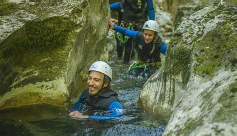 Evjf Canyoning Jura Canyon Du Grosdar Saint Claude