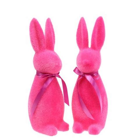 Floristik De Hase Beflockt Pink H Cm St G Nstig Im Gro Handel Kaufen