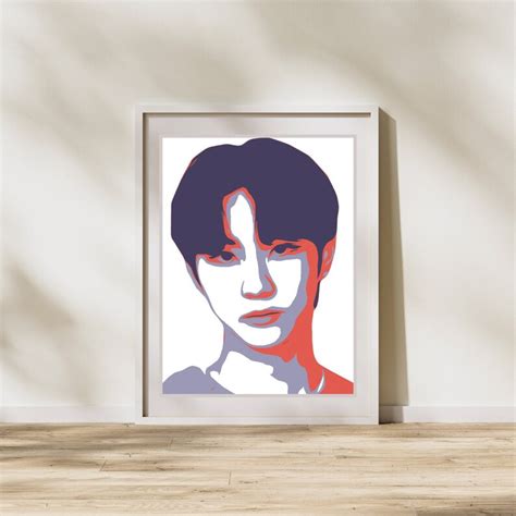 Enhypen Jungwon Cross Stitch Pattern Kpop Inspired Cross Stitch Design