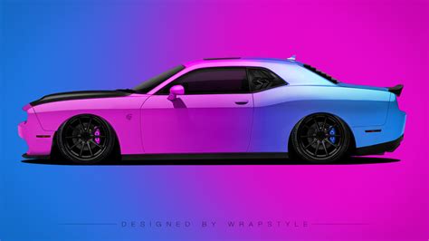 Dodge Challenger Gradient Design Wrapstyle