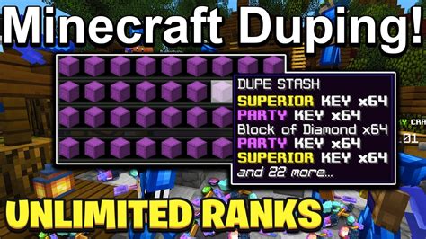 Duping Minecraft