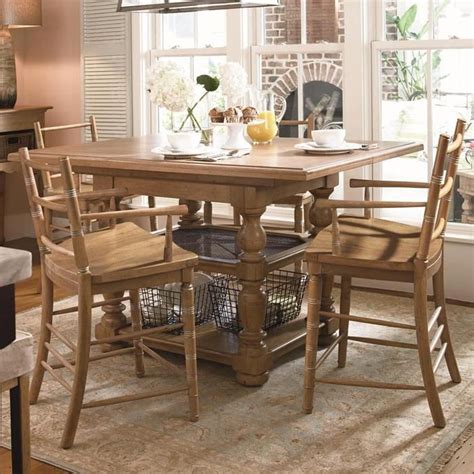 Down Home Gathering Table And Chair In Oatmeal Paula Deen Dining