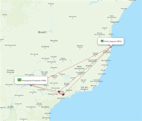 Flights From Presidente Prudente To Porto Seguro Ppb To Bps Flight