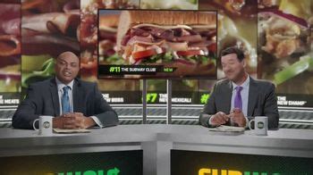 Subway TV Spot Subway Club Analyzing Featuring Charles Barkley Tony