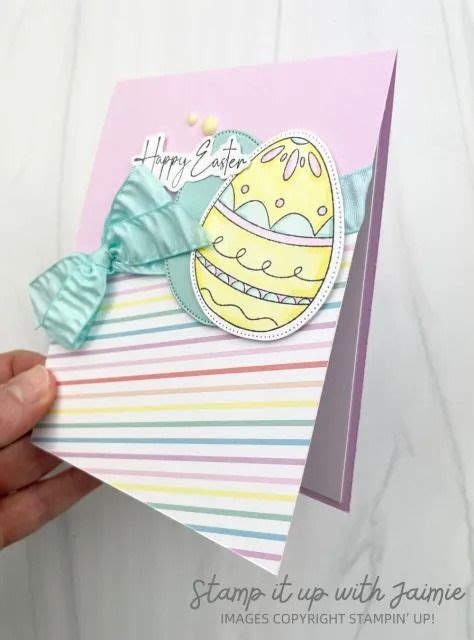 Stampin Up Excellent Eggs Card In 2024 Egg Card Easter Cards