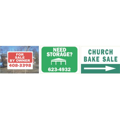 Yard Signs | Real Estate Yard Signs | Lightweight Business Yard Signs