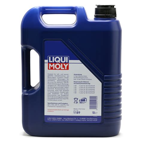 Liqui Moly Takt Motoroil Selbstmischend Teilsynthetisches