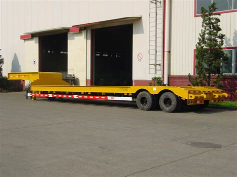 Low Flat Bed Semi Trailer