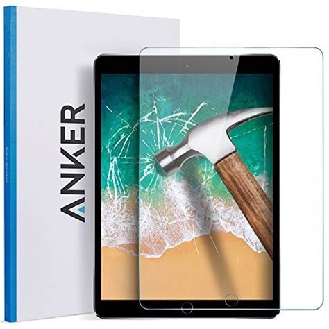 Ipad Pro 10 5” Screen Protector Anker [double Defence] Tempered Glass Screen Protector Easy