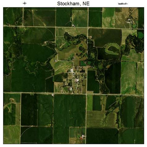 Aerial Photography Map Of Stockham Ne Nebraska